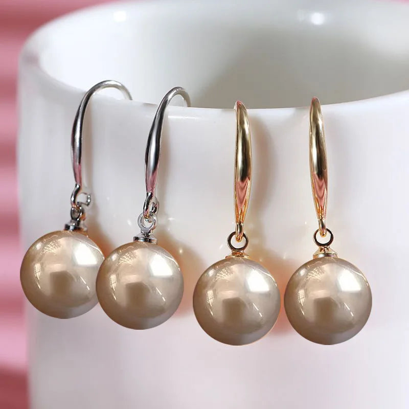 Luxury 18K Gold Shell Pearls